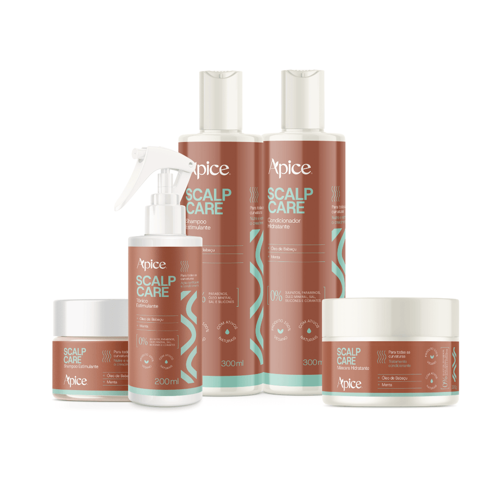 Kit Scalp Care - Shampoo, Condicionador, Máscara, Shampoo em pasta