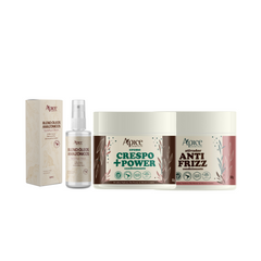 Kit Ativador Anti Frizz, Creme Crespo + Power e Blend de óleos Amazônicos  (3 itens)