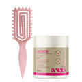 Kit Definição Cachos - Escova Rosa e Ativador