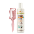 Kit Fitagem África - Escova Rosa e Gelatina