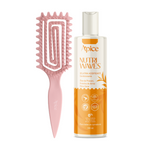 Kit Fitagem e Definição Nutri - Escova Rosa e Gelatina
