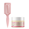 Kit Umectação Cachos - Escova Rosa e Manteiga