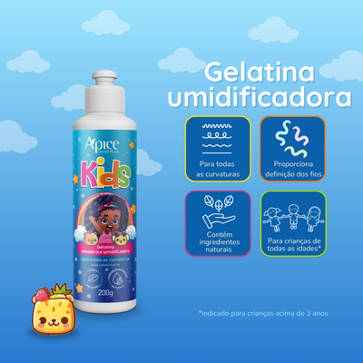 Gelatina Ativadora e Umidificadora KIDS - Ação Condicionante 200g