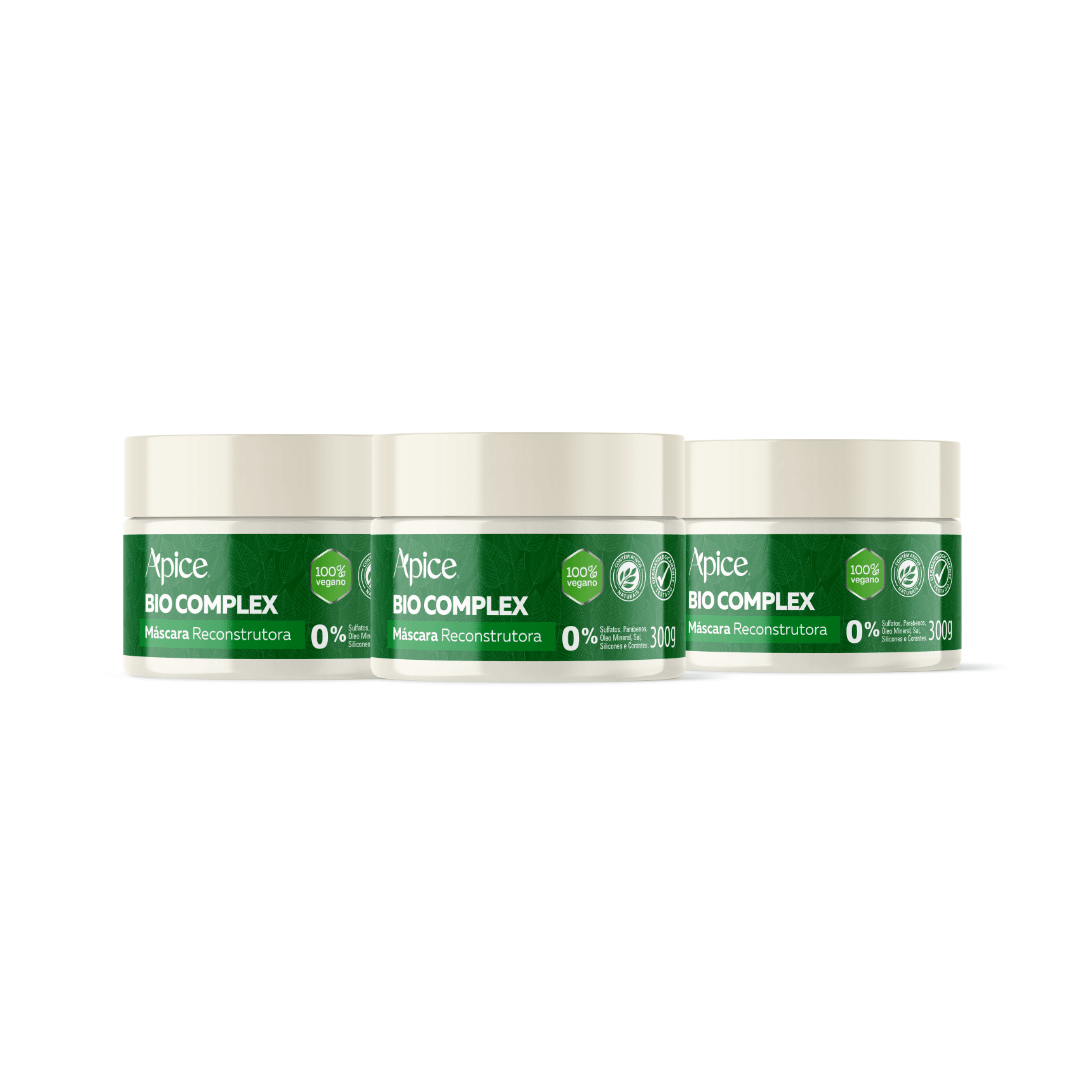 Kit Máscaras Bio Complex 300g (3 itens) – Apice Cosmeticos