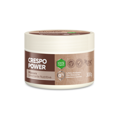 Máscara Crespo Power Umectante Nutritiva 300g - Tratamento Condicionante