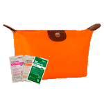 kit necessaire + sachê 3 unidades