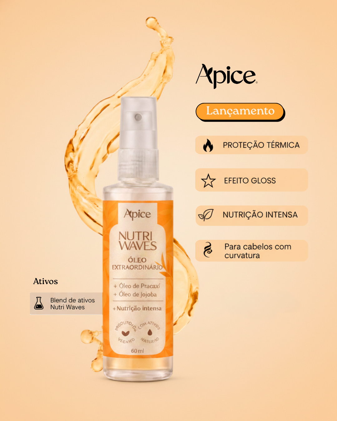 Óleo Linha Nutri Waves