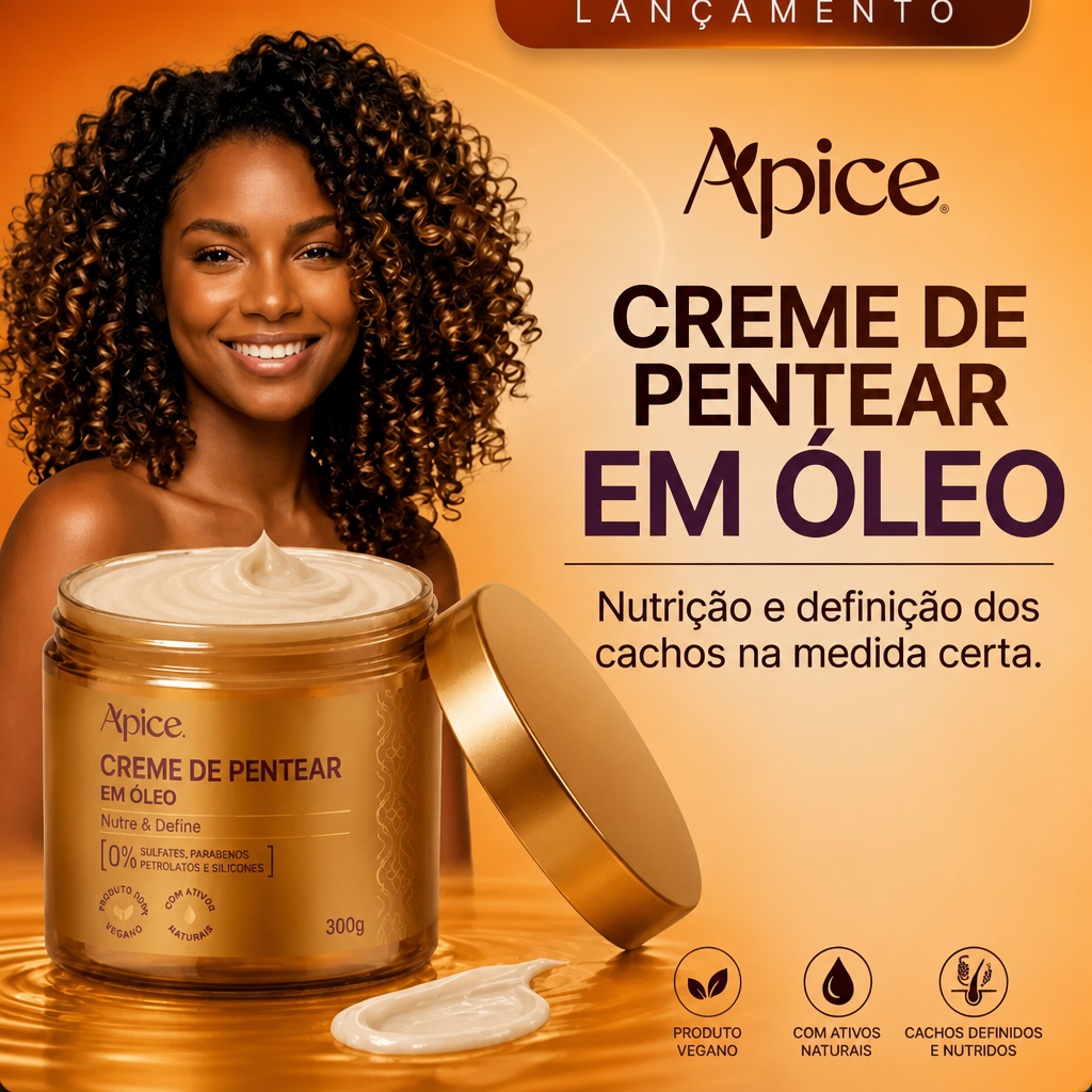 Creme de pentear em Óleo - Noor Elixir