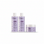 KIT HIDRATAÇÃO UBE - Shampoo 300ml, Condicionador 300ml e Máscara 300ml