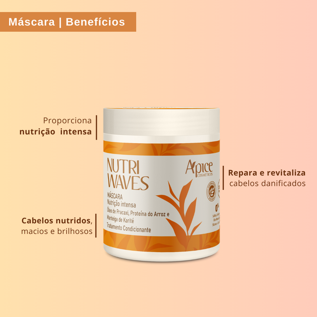 Máscara Nutri Waves Nutrição Intensa 500G