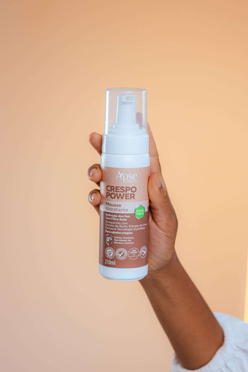 Mousse Hidratante Crespo Power 210 ml - Ação Condicionante