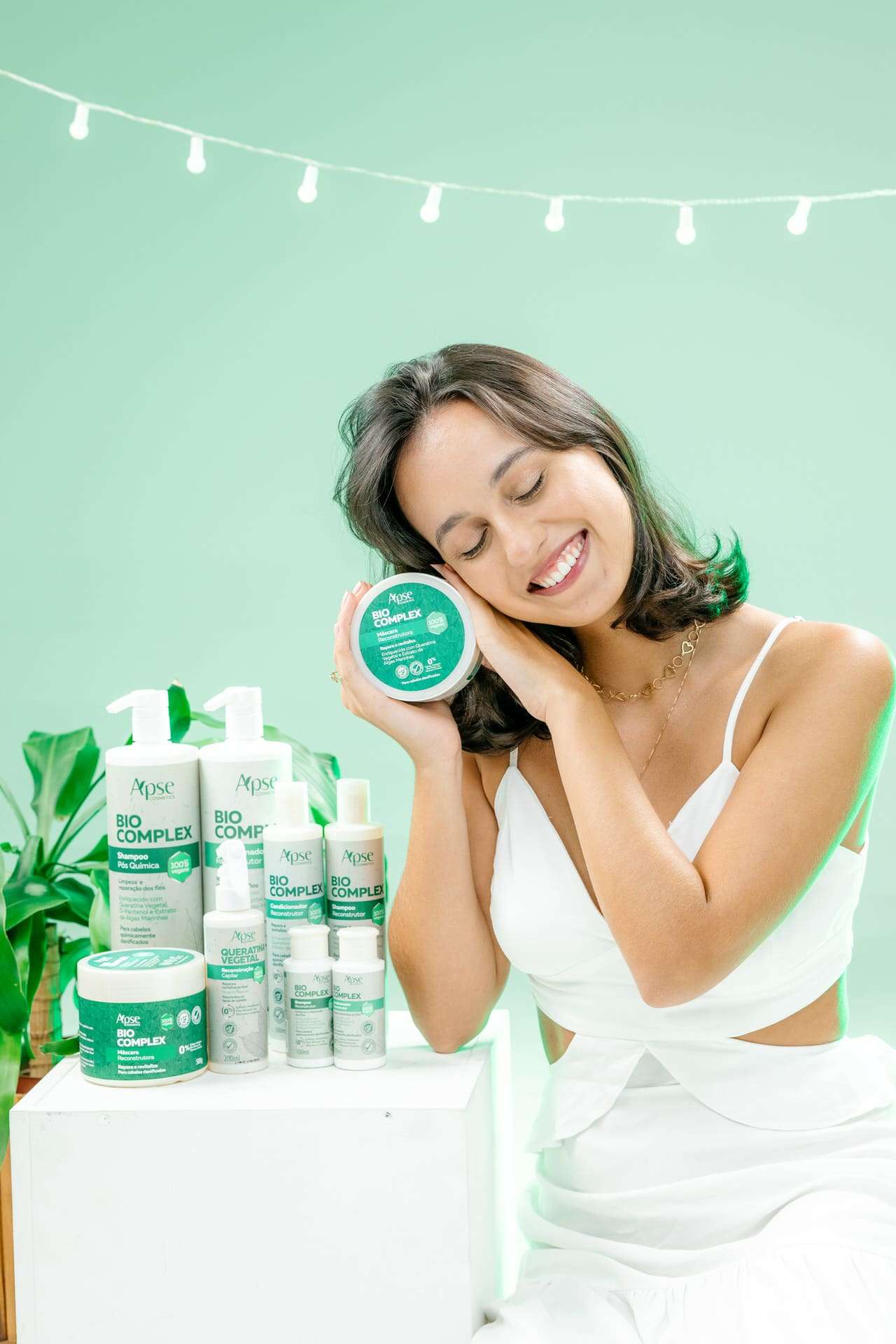 アピシア　エクセレント　30g Máscara Bio Complex Reconstrução 300g - Tratamento Condicionante