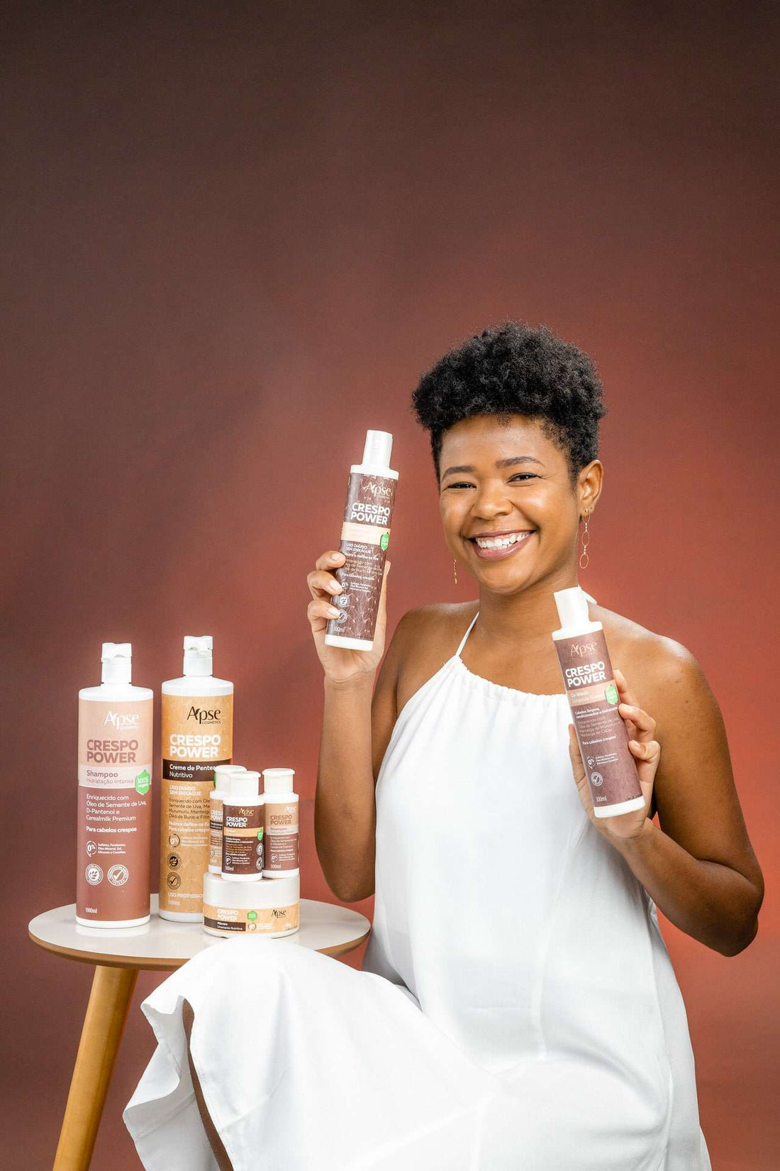 Máscara Crespo Power Umectante Nutritiva 300g - Tratamento Condicionante