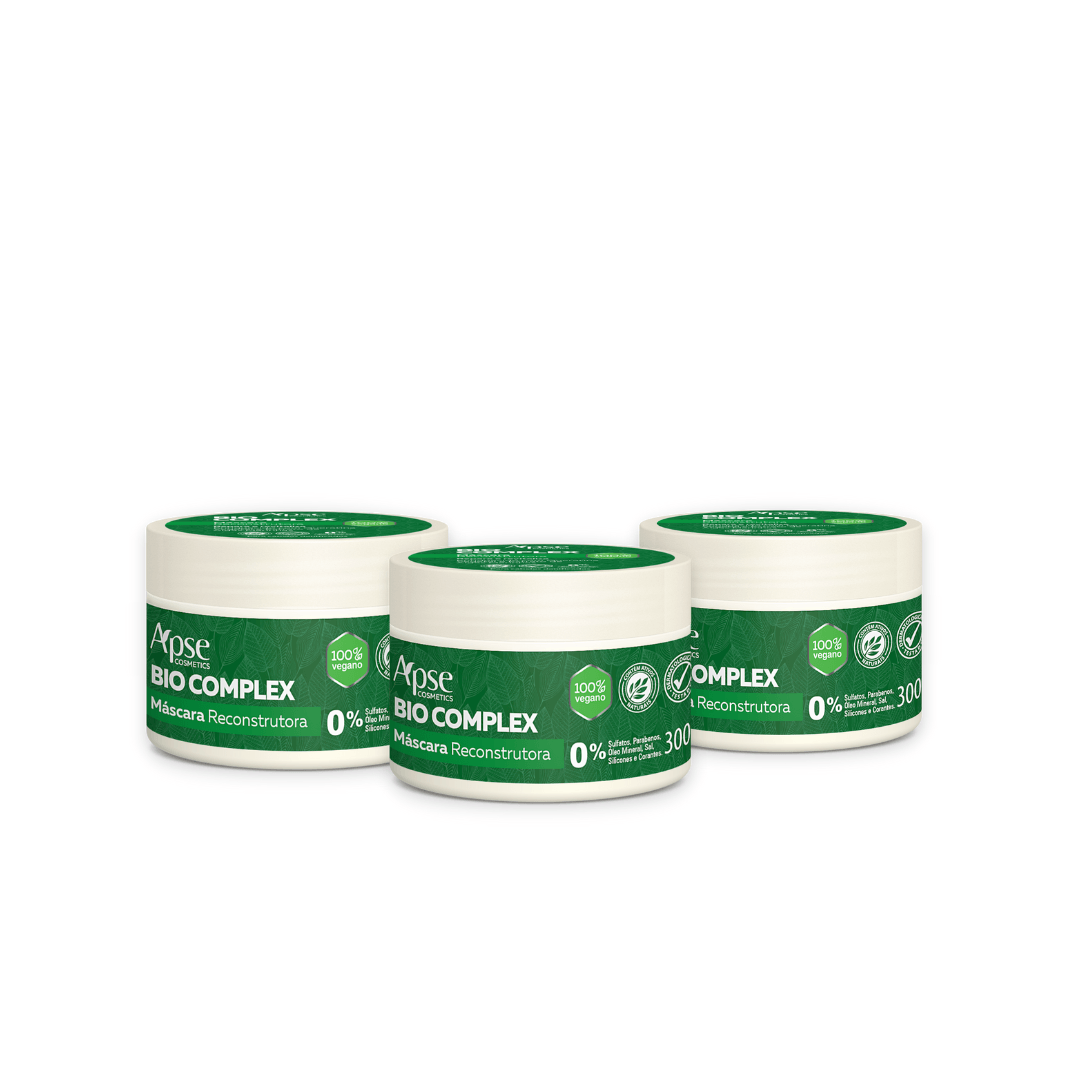 Kit Máscaras Bio Complex 300g (3 itens) – Apice Cosmeticos