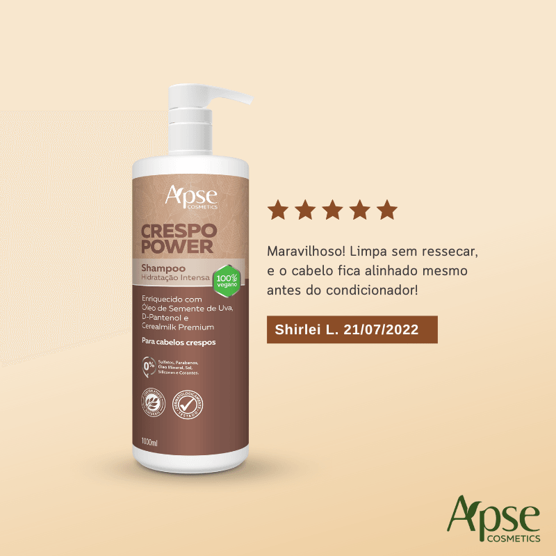 Shampoo Crespo Power Hidratação Intensa 1000 ml