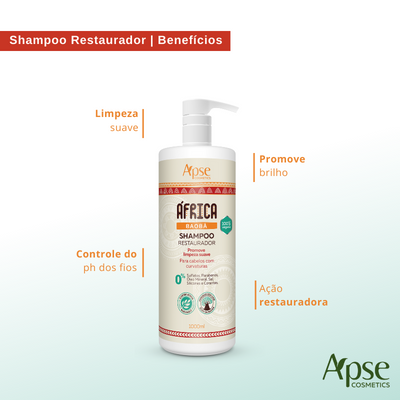 Shampoo África Baobá Restaurador 1000 ml