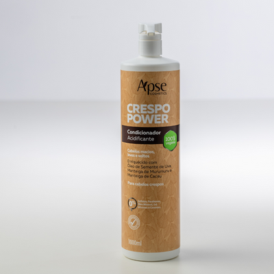 Kitão Crespo Power - Higienização + Finalização (Shampoo, Co Wash, Condicionador, Creme, Gelatina e Mousse) - 6 itens