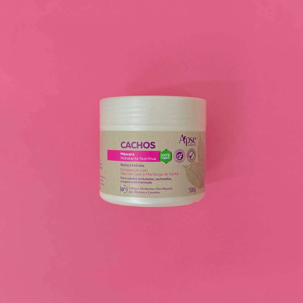 Máscara Cachos Hidratante Nutritiva 500g - Tratamento Condicionante