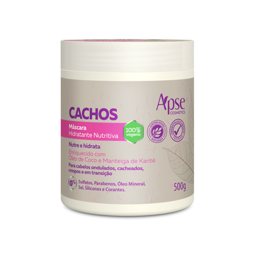 Máscara Cachos Hidratante Nutritiva 500g - Tratamento Condicionante