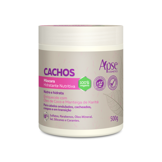 Máscara Cachos Hidratante Nutritiva 500g - Tratamento Condicionante